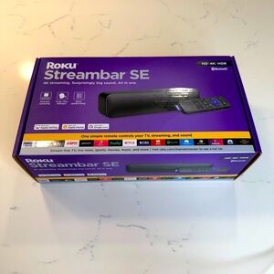 Roku Black Media Streamer with Compact Design